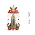 thumbnail image 2 of 250 Year American Anniversary, Star-Framed White House Printed Acrylic Ornament USA Patriotic Decor Holiday Collectible for History Lovers, Home Tree, 2 of 5