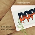 thumbnail image 3 of License Plate, Trendy Dope Text Art Decorative Front,Personalized Stainless Steel License Plate Cover For Men Women,12.2" X 6.2", 3 of 7