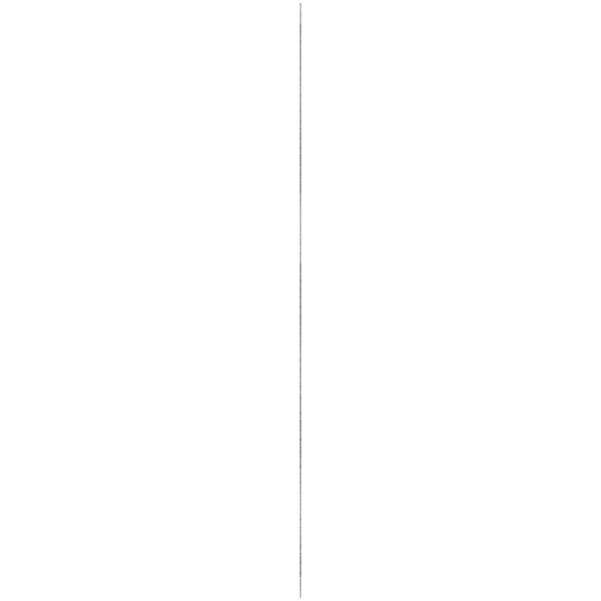Ekena Millwork 47"H x 1/8"T Ozark Adjustable Acrylic Decorative Slat Wall Panel Kit, Silver Mirror (contains 8 Slats + 1 Straight Edge Starter Slat)