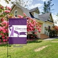 thumbnail image 2 of Alzheimer's & Brain Awareness Month Garden Flag Decoration Yard Farmhouse Double Sided Holiday Party Outdoor Camping Decor Flags 12x18in, 2 of 7