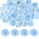 thumbnail image 1 of Cabezas de Flores Artificiales de 40 Paquetes, Cabeza de Peonía de Seda Falsa de 3.15" para Decoraciones, Flores de Peonía Falsas Sin Tallo [Azul], 1 of 1