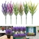 thumbnail image 3 of Uuiauoio Artificial Plants Flowers Outdoor – 1 Bundles UV Resistant Faux Lavender Flowers with Monkey Grass for Garden Porch Window Patio Hanging Planter Decor, 3 of 3