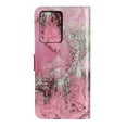thumbnail image 3 of Galaxy S20+ Plus Case, Allytech Slim Fit Folio Flip Kickstand Protective Cards Holder Hand Strap Stand Feature Wireless Charging Support Wallet Case Cover for Samsung Galaxy S20 Plus,Pink Marble, 3 of 5