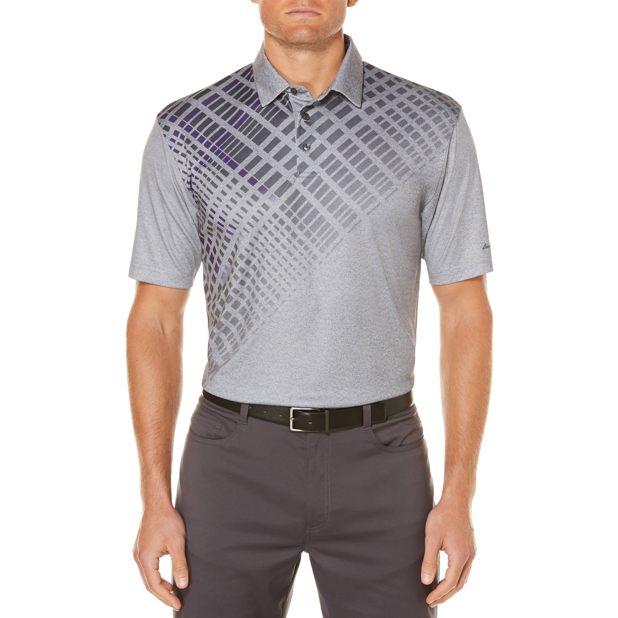 Men's Performance Short Sleeve Ombre Printed Golf Polo by