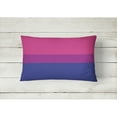 thumbnail image 2 of Carolines Treasures CK8011PW1216 Bisexual Pride Canvas Fabric Decorative Pillow 12H x16W multicolor, 2 of 4