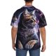 thumbnail image 3 of Balery Purple Moon Cat Camisa Casual de Manga Corta con Botones para Hombre, Texturizada, Estilo Cubano, para Playa, Verano-Small, 3 of 5