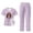 Cartoon Doctor Purple, variant on Yspwyqan Womens Scrub Set Size 5XL, Cute Dog Paw Medical Scrubs Top and Pants 2PCS, V-Neck Cozy Quick Dry Fabric Shirts with Pockets for Nurse Pet Grooming Work