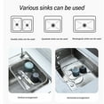 thumbnail image 3 of Expandable Dish Drying Rack, Stainless Steel Over Sink Dish Rack Large Capacity Retractable Dish Drainer Rack Sink Dish Drying Rack For Kitchen, 3 of 8
