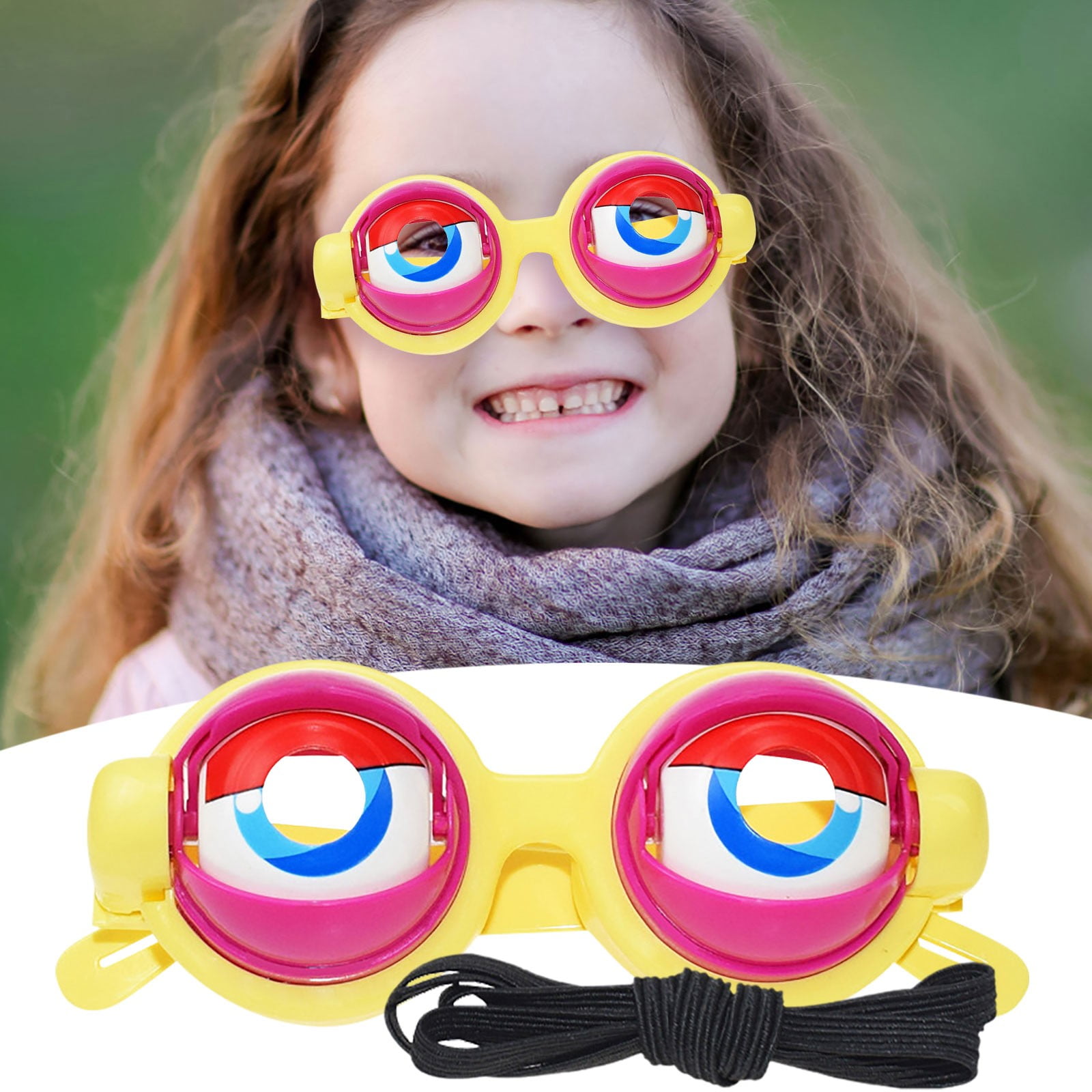asddcavvf Children's Strange Trick Creative Funny Glasses Toy