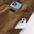 thumbnail image 4 of Wancir Mens Sherpa Lined Puffer Vest Corduroy Winter Vests Warm Sleeveless Quilted Fleece Vest Jacket Outerwear, 4 of 9
