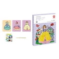 thumbnail image 2 of segolike Colorful Watercolor Painting Book Princess Theme Reusable Sticker Book Removable F, 2 of 9