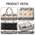 thumbnail image 4 of Pioneer Flower Floral Print Pattern Large Capacity Fashion Luxury Tote Handbag, Laptop Compatible Daily Work Bag, 15.7"x13"x5.1", 4 of 5