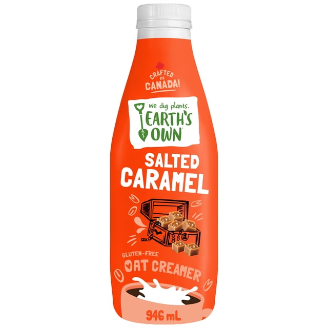Earth's Own Crème à café à l’avoine Caramel salé sans gluten, 946 ml