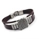 thumbnail image 3 of Pulsera de cuero de Anime Attack on Titan, pulsera de alas de la libertad, hebilla de cinturón, pulseras para mujeres y hombres, regalo de baratija, 3 of 5
