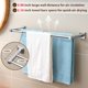 thumbnail image 3 of Toallero Doble Toalleros Dobles De 24 Pulgadas Para Baño Montado En La Pared Toallero De Baño Resistente Toallero Soporte Para Toallas Barra De Toalla De Baño Moderna De Acero Inoxidable Níquel Cepill, 3 of 5