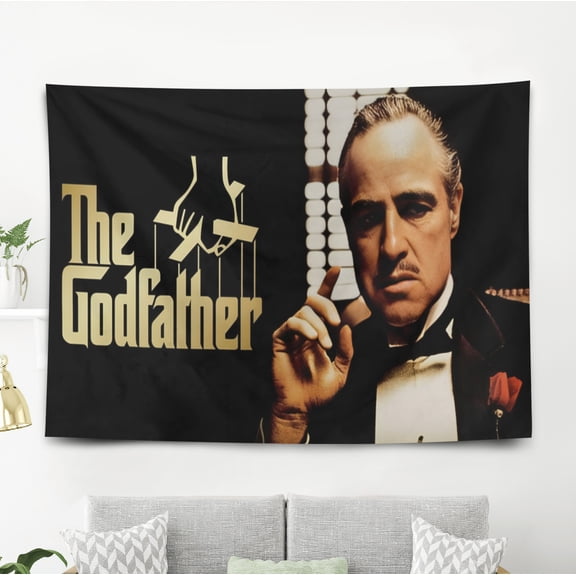The Godfather Tapestry Gift Wall Hanging Backdrop for Room Bedroom Girls Fans Background Banner Party Birthday Supplies Decor