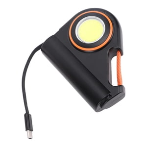 5000mAh Retractable Charger, Power Bank with 30In Cables, 22.5W Portable Charger LED Small Power Bank for Outdoor Travel