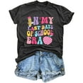 thumbnail image 3 of MOUSYA Last Day of School Teacher Shirt: Women Teacher Life Shirts Summer Happy Graduation Gifts Tee Tops, 3 of 9