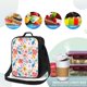 thumbnail image 4 of Disketp Floral Ditsy Bolsa Térmica Estampada para Almuerzo, Lonchera para Hombres y Mujeres Adultos, 4 of 7