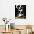 thumbnail image 2 of ARISTURING Unable to Grasp The Slowly Passing Time Hourglass Black And White Photo Art Poster Canvas Wall Art Prints for Wall Decor Room Decor Bedroom Decor Gifts Posters, 2 of 4
