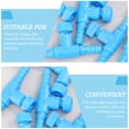 thumbnail image 2 of Shisuyan Professional Aquarium Valves Wear Resistant ABS Air Control Adjusting Regulator Blue for Daily Use 25 Pcs, 2 of 8