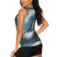 thumbnail image 3 of Lsque Surfing Guinea Pig Printed Workout Tank Tops for Women, Athletic Sports Tank Tops, Compression Sleeveless Dry Fit Shirts,Sleeveless Yoga Shirt-Small, 3 of 9