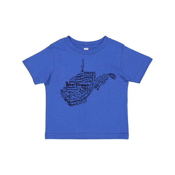 Inktastic West Virginia State Word Salad Boys or Girls Toddler T-Shirt