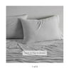 Calvin Klein Modern Cotton Jersey 4-Piece 170 Thread Count 170 GSM Bed Sheet Set, Queen