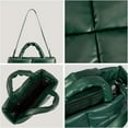 thumbnail image 3 of Kukuzhu Puffer Tote Bag, Puffy Bags for Women Light Winter Down Cotton Padded Quilted Tote Bag Shoulder Handbags Purse, 3 of 7