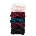 thumbnail image 2 of Hudson Baby Infant Girl Cotton and Synthetic Headbands, Velvet Knot, 0-24 Months, 2 of 7