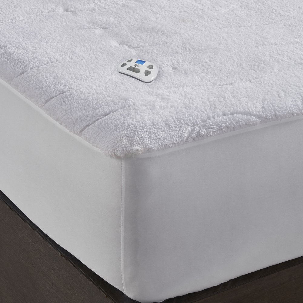 Serta Sherpa Electric Heated Mattress pad with programmable digital