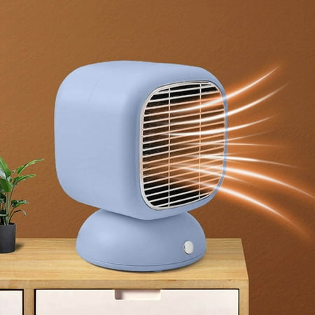 

Air Heater Small USB Heater For Bedroom And Office Two Level Adjustment Overheating Small Heater Mini Head Heater Fast Heating Silent