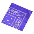 thumbnail image 4 of Toystoory Pañuelo cuadrado para exteriores de 55cm x 55cm, diadema negra y roja de Cachemira estampada para mujeres/hombres/niños/niñas Almacenamiento y organización del hogar violeta Toystoory HA5742-06, 4 of 6