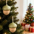 thumbnail image 6 of FeiFu Christmas Wooden Hazelnut Decorations Acorns Festive Natural Style Ornaments for Christmas Tree Wreaths and Tabletop Decor, 6 of 6