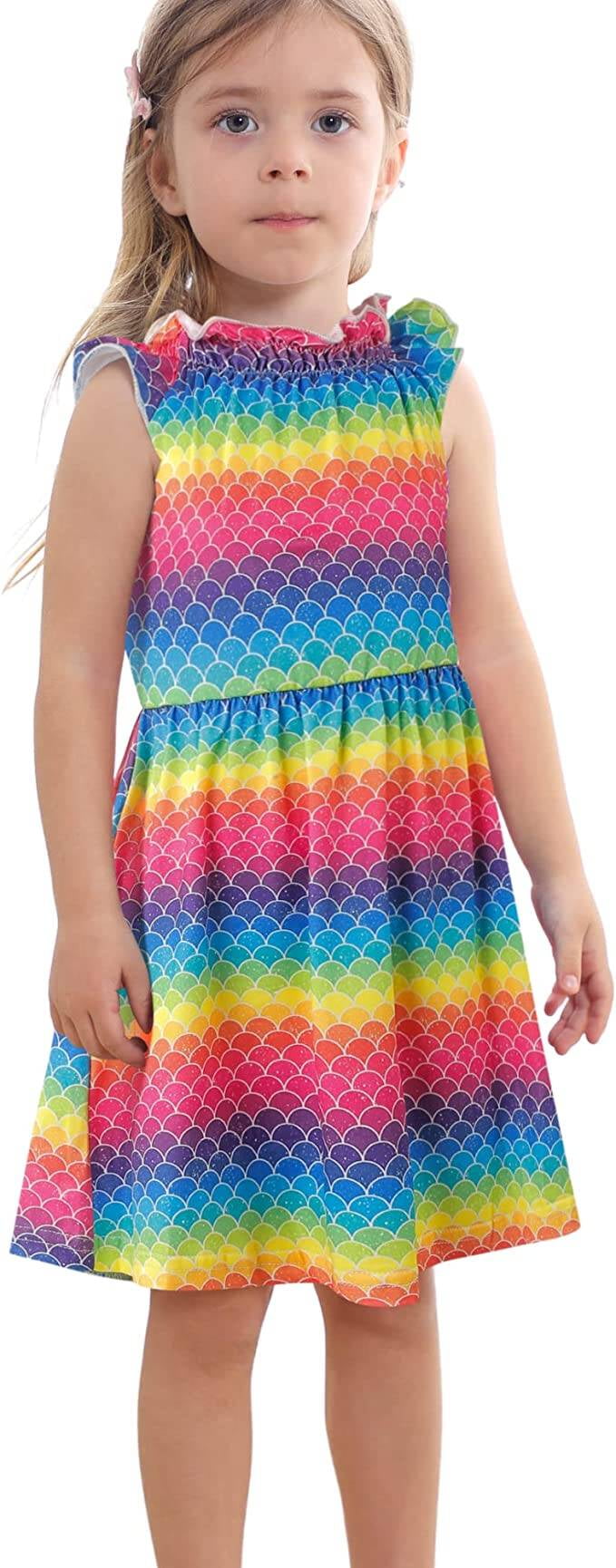 Magnolia Baby Toddler Girls Picnic Time Sleeveless Dress