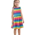 thumbnail image 1 of Toddler Girl Summer Sleeveless Dresses Spring Mermaid Sundress 3T (Mermaid-262), 1 of 6