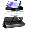 thumbnail image 4 of Takfox Galaxy A35 5G Case,for Samsung Galaxy A35 Wallet Phone Case,Takfox PU Leather Magnetic Detachable Card Holders Shockproof Kickstand Protective [Flip Folio Cover] for Samsung Galaxy A35 -Black, 4 of 8