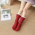thumbnail image 7 of UAMVSH Women's Fuzzy Warm Slipper Socks Winter Super Soft Thick Cozy Fleece Lined Fuzzy Slipper Socks with Non-slipper, 7 of 7