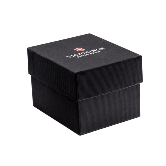 Victorinox Men's 241801 Alliance Watch Silver 40mm Black Dial