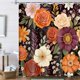 thumbnail image 3 of Cortina de ducha Torich Boho Floral 175 x 200 cm con ganchos de poliéster, 3 of 6