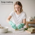 thumbnail image 4 of ThxToms 4 Pairs Nitrile Latex-Free Cleaning Gloves, Multi-Color Reusable Kitchen Gloves (Medium), 4 of 8