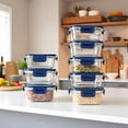 thumbnail image 3 of Contenedor de Almacenamiento de Alimentos R.repad yay 2 tazas de vidrio a prueba de fugas, 3 of 9