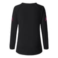 thumbnail image 6 of IMENGL Women Long Sleeve Shirt Loose Breast Cancer Awareness Printed Ribbon Tshirt Casual Basic Long Sleeve Tops for Womens,M-XXXL, 6 of 6
