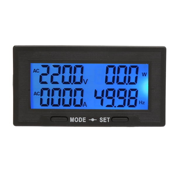 Medidor de Probador de Voltaje de Voltaje Digital Multifuncional, Medidor de Voltímetro Digital, Con Función de Alarma AC 0 ~ 100a Para Auto Auto de Equipo de Prueba