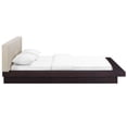 thumbnail image 4 of Modway Freja Queen Fabric Platform Bed in Cappuccino Beige, 4 of 7
