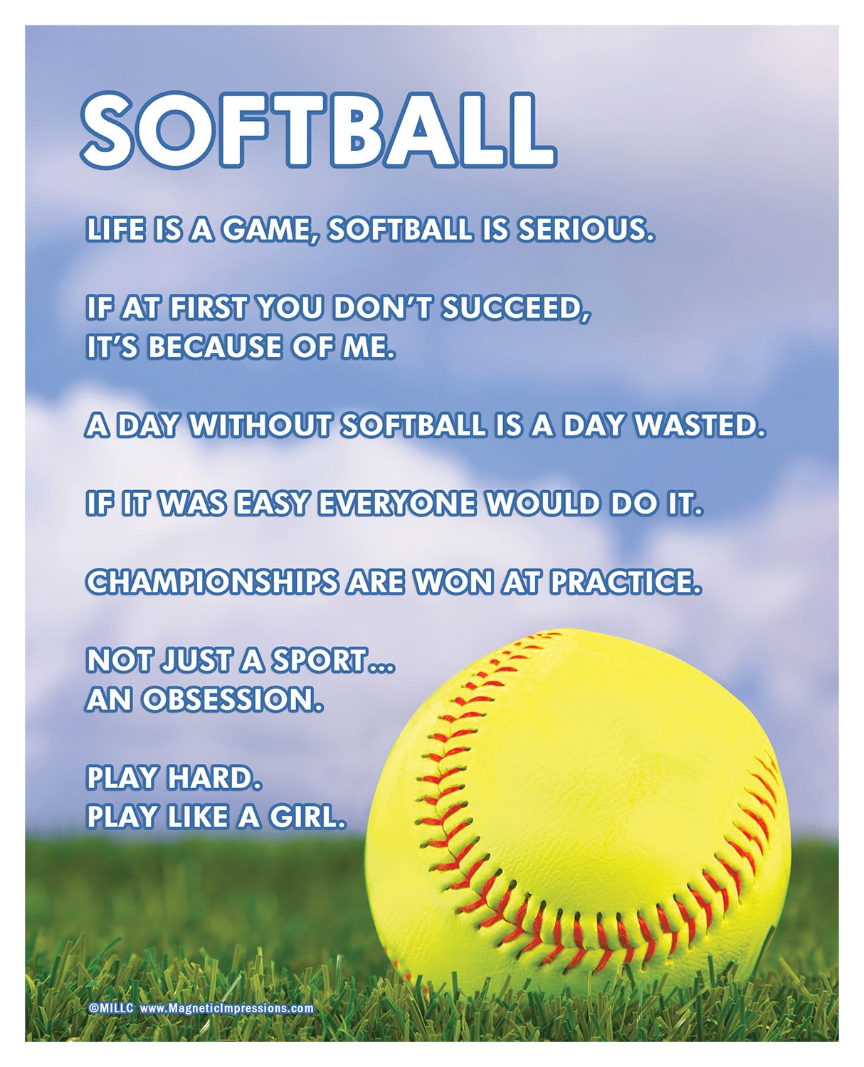 photo Softball Sayings walmart