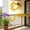 Artificial Flower Vine, variant on Orange Artificial Wisteria Garland 70.8in Fake Hanging Silk Flower Vine for Wedding Home Garden Patio Decoration