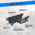 thumbnail image 2 of Front Bumper Winch Plate,Fit for 2017-2025 Ford F-250/F-350 (Excluded Diesel Models),Bumper-Mountable Winch Weighing up to 12,000 Pounds,Heavy Duty Steel Black Powder Coating, 2 of 11