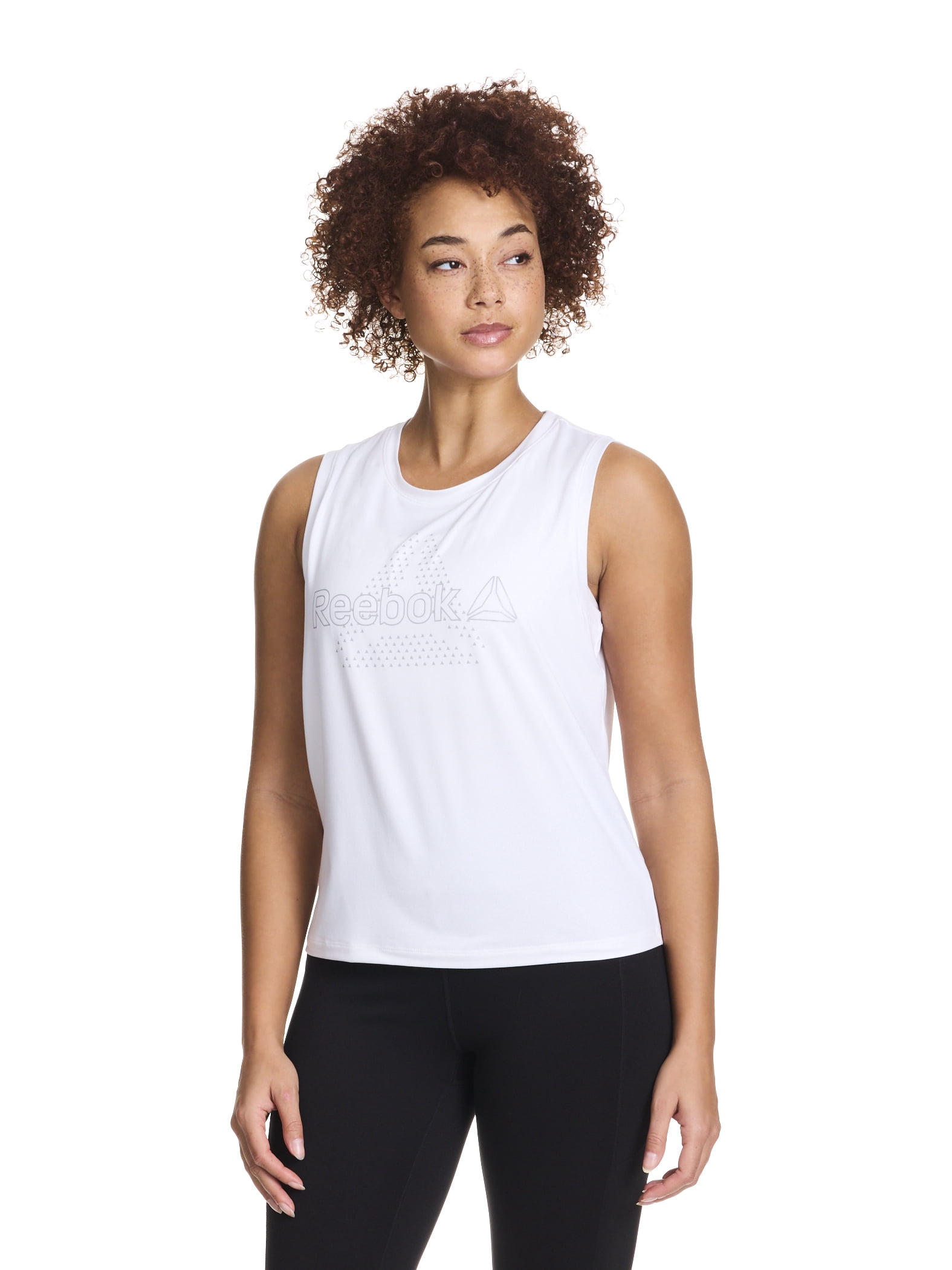 Reebok Women's Sprinter Cropped Tank Top, Sizes XS-XXXL