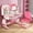 43.73" x 31.52" x 21.28 Pink, variant on Mohsoe Upgraded Kid's Desk and Chair Set, Adjustable Children's Study Table with Bookshelf and Storage Drawer, 50-Degree Tiltable Desktop with Chair for Bedroom (Grey)